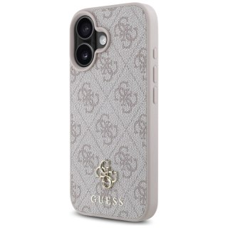 Etui Guess HC PU 4G Small 4G and Classic na iPhone 16 MagSafe - różowe