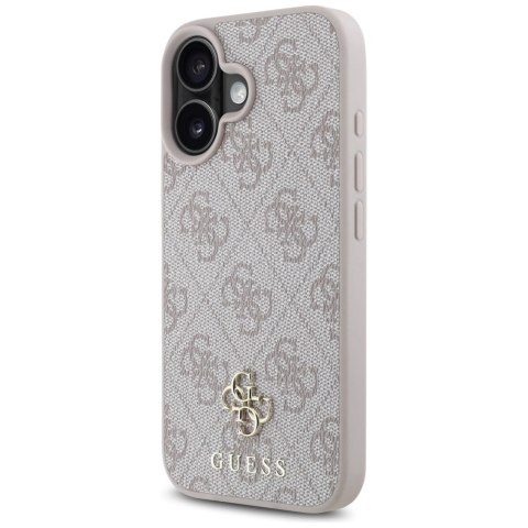 Etui Guess HC PU 4G Small 4G and Classic na iPhone 16 MagSafe - różowe Etui Guess HC PU 4G Small 4G and Classic na iPhone 16 MagSafe - różowe