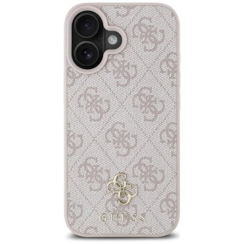 Etui Guess HC PU 4G Small 4G and Classic na iPhone 16 MagSafe - różowe Etui Guess HC PU 4G Small 4G and Classic na iPhone 16 MagSafe - różowe