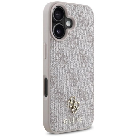 Etui Guess HC PU 4G Small 4G and Classic na iPhone 16 MagSafe - różowe Etui Guess HC PU 4G Small 4G and Classic na iPhone 16 MagSafe - różowe