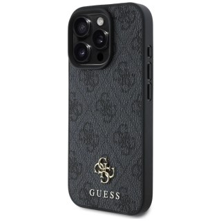 Etui Guess HC PU 4G Small 4G and Classic na iPhone 16 Pro Max MagSafe - czarne