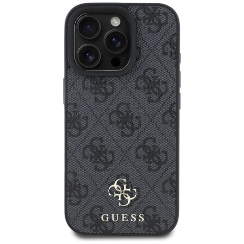 Etui Guess HC PU 4G Small 4G and Classic na iPhone 16 Pro Max MagSafe - czarne