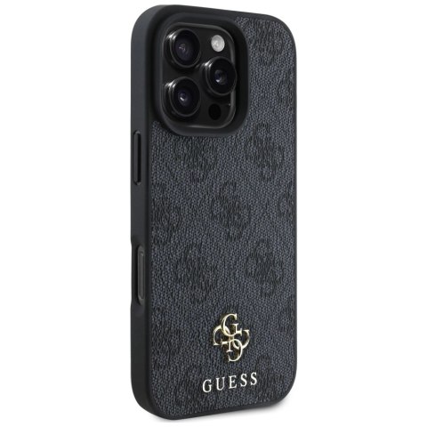 Etui Guess HC PU 4G Small 4G and Classic na iPhone 16 Pro Max MagSafe - czarne