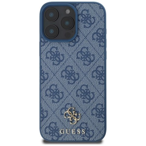 Etui Guess HC PU 4G Small 4G and Classic na iPhone 16 Pro Max MagSafe - niebieskie Etui Guess HC PU 4G Small 4G and Classic na iPhone 16 Pro Max MagSafe - niebieskie