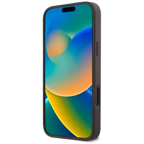 Etui Guess HC PU 4G Small 4G and Classic na iPhone 16 Pro MagSafe - brązowe Etui Guess HC PU 4G Small 4G and Classic na iPhone 16 Pro MagSafe - brązowe