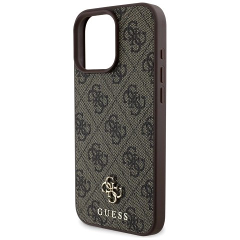 Etui Guess HC PU 4G Small 4G and Classic na iPhone 16 Pro MagSafe - brązowe Etui Guess HC PU 4G Small 4G and Classic na iPhone 16 Pro MagSafe - brązowe