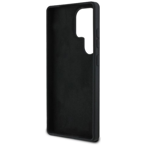 Etui Guess Silicone Big 4G Logo Bottom Script na Samsung Galaxy S25 Ultra - czarne