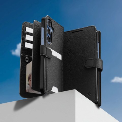 Etui Spigen Wallet "S" na Samsung Galaxy S25+ - czarne