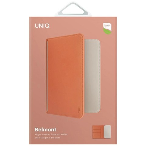 Etui na paszport UNIQ Belmont z blokadą RFID - kość słoniowa Etui na paszport UNIQ Belmont z blokadą RFID - kość słoniowa
