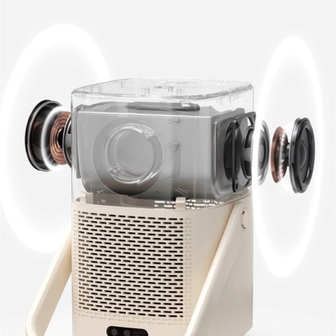 Projektor multimedialny Yaber T2 Plus LCD FullHD 1080p z głośnikami JBL - beżowy Projektor multimedialny Yaber T2 Plus LCD FullHD 1080p z głośnikami JBL - beżowy