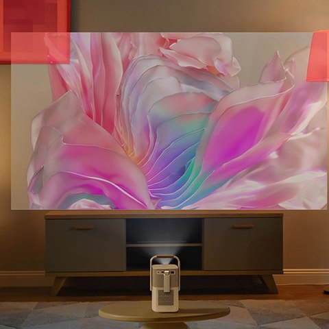 Projektor multimedialny Yaber T2 Plus LCD FullHD 1080p z głośnikami JBL - beżowy Projektor multimedialny Yaber T2 Plus LCD FullHD 1080p z głośnikami JBL - beżowy