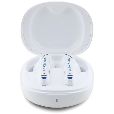 Słuchawki TWS US Polo DH Logo Bluetooth - białe Słuchawki TWS US Polo DH Logo Bluetooth - białe