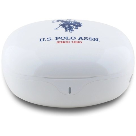 Słuchawki TWS US Polo DH Logo Bluetooth - białe Słuchawki TWS US Polo DH Logo Bluetooth - białe