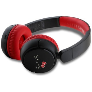 Słuchawki nauszne Hello Kitty Face Logo Bluetooth - czerwone