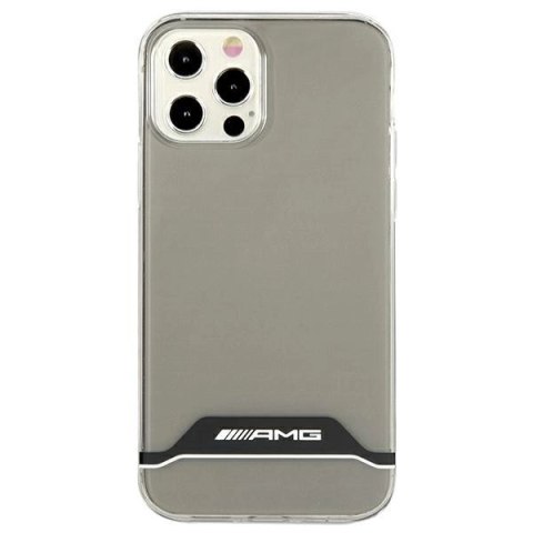 Etui AMG Electroplate Black&White na iPhone 12 / 12 Pro - przezroczyste Etui AMG Electroplate Black&White na iPhone 12 / 12 Pro - przezroczyste