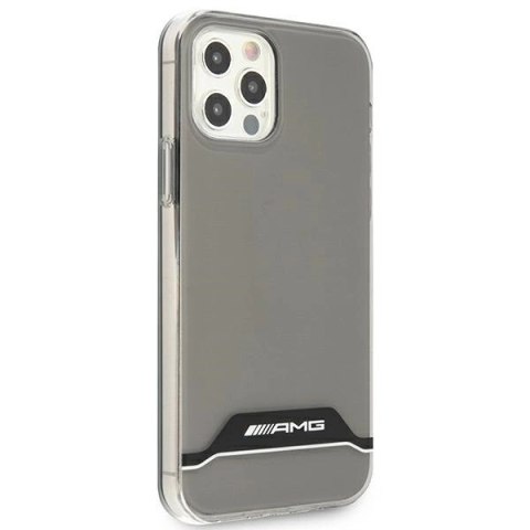 Etui AMG Electroplate Black&White na iPhone 12 / 12 Pro - przezroczyste Etui AMG Electroplate Black&White na iPhone 12 / 12 Pro - przezroczyste