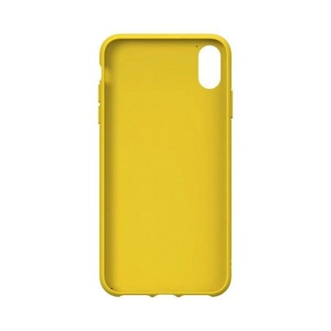 Etui Adidas Moulded Case Canvas na iPhone Xs Max - żółte
