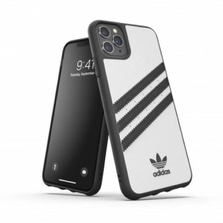 Etui Adidas Moulded Case PU na iPhone 11 Pro Max - biało-czarne