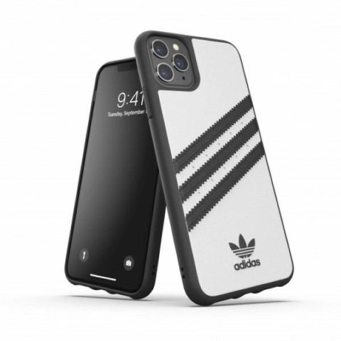 Etui Adidas Moulded Case PU na iPhone 11 Pro Max - biało-czarne
