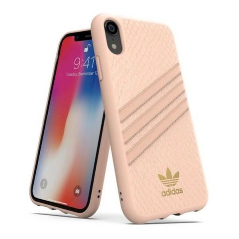 Etui Adidas OR Moudled Case Snake na iPhone Xr - różowe