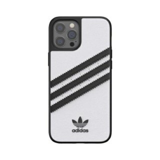 Etui Adidas OR Moulded Case PU na iPhone 12 Pro Max - biało-czarne