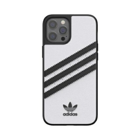 Etui Adidas OR Moulded Case PU na iPhone 12 Pro Max - biało-czarne