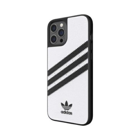 Etui Adidas OR Moulded Case PU na iPhone 12 Pro Max - biało-czarne
