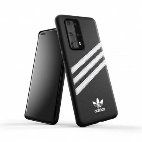 Etui Adidas OR Moulded PU na Huawei P40 - czarno-białe