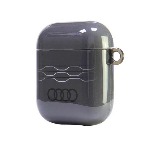 Etui Audi IML Geometric Pattern na AirPods 1 / 2 - szare