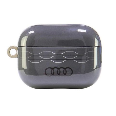Etui Audi IML Geometric Pattern na AirPods Pro 2 - szare Etui Audi IML Geometric Pattern na AirPods Pro 2 - szare