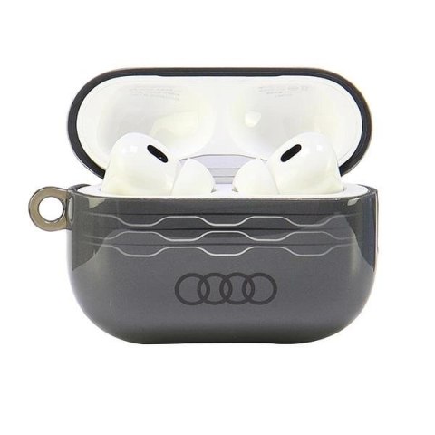 Etui Audi IML Geometric Pattern na AirPods Pro 2 - szare Etui Audi IML Geometric Pattern na AirPods Pro 2 - szare