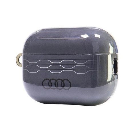 Etui Audi IML Geometric Pattern na AirPods Pro 2 - szare Etui Audi IML Geometric Pattern na AirPods Pro 2 - szare