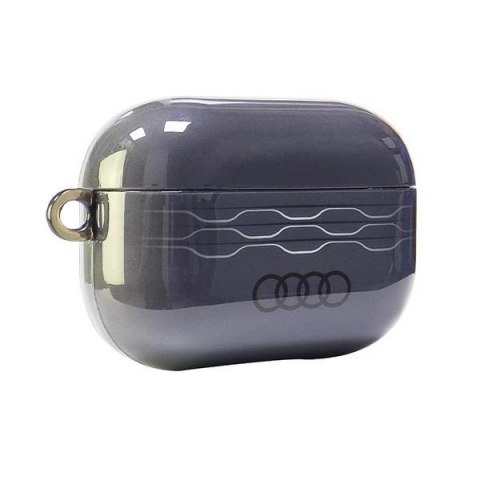 Etui Audi IML Geometric Pattern na AirPods Pro 2 - szare Etui Audi IML Geometric Pattern na AirPods Pro 2 - szare
