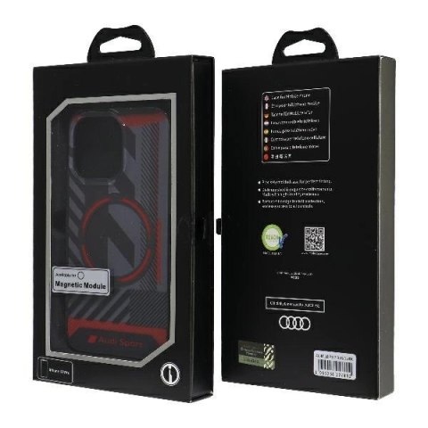 Etui Audi IML Sport MagSafe Case na iPhone 13 Pro / 13 6.1" - czarne Etui Audi IML Sport MagSafe Case na iPhone 13 Pro / 13 6.1" - czarne
