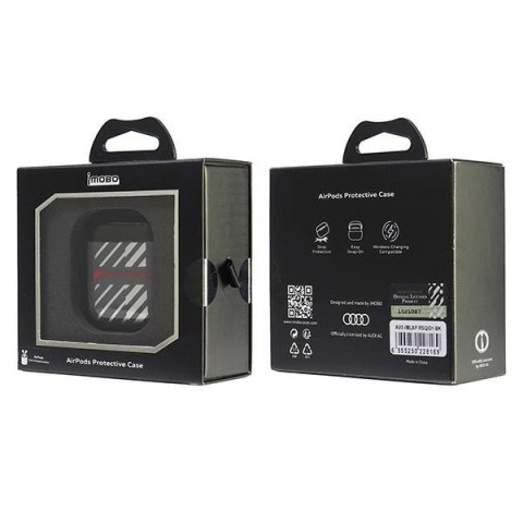 Etui Audi IML Sport na AirPods 1 / 2 - czarne Etui Audi IML Sport na AirPods 1 / 2 - czarne