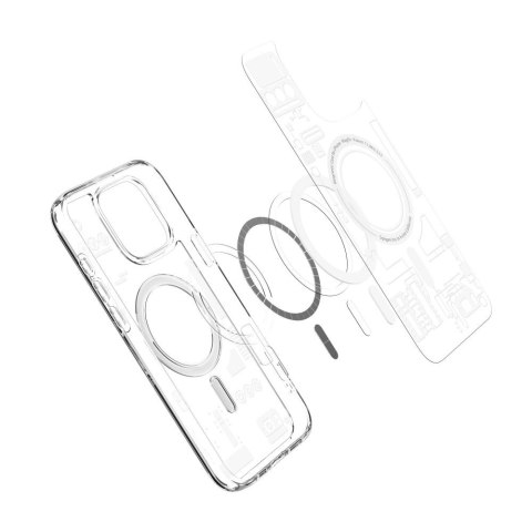 Etui Spigen Cyrill Ultra Hybrid Magsafe na iPhone 16 Pro - przezroczyste Etui Spigen Cyrill Ultra Hybrid Magsafe na iPhone 16 Pro - przezroczyste