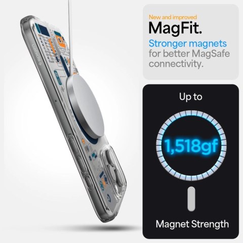 Etui Spigen Cyrill Ultra Hybrid Magsafe na iPhone 16 Pro - przezroczyste Etui Spigen Cyrill Ultra Hybrid Magsafe na iPhone 16 Pro - przezroczyste