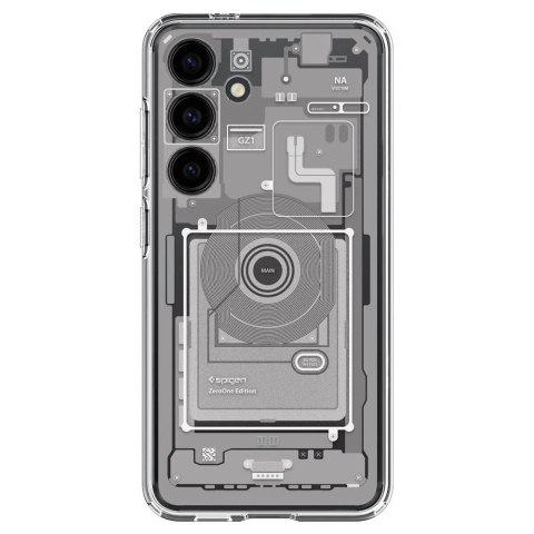 Etui Spigen Ultra Hybrid na Samsung Galaxy S24 Zero One - białe Etui Spigen Ultra Hybrid na Samsung Galaxy S24 Zero One - białe
