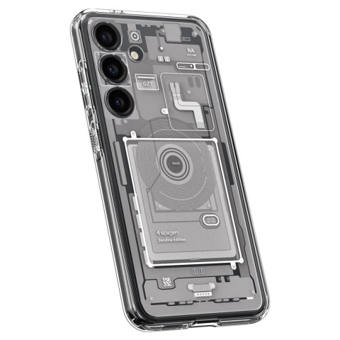 Etui Spigen Ultra Hybrid na Samsung Galaxy S24 Zero One - białe Etui Spigen Ultra Hybrid na Samsung Galaxy S24 Zero One - białe