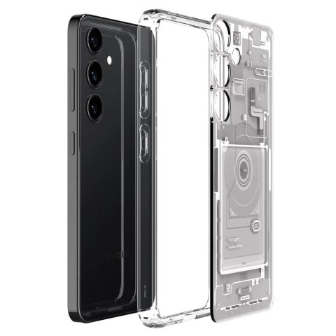 Etui Spigen Ultra Hybrid na Samsung Galaxy S24 Zero One - białe Etui Spigen Ultra Hybrid na Samsung Galaxy S24 Zero One - białe