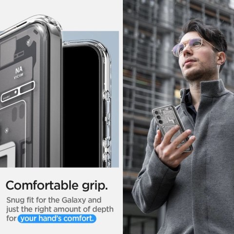 Etui Spigen Ultra Hybrid na Samsung Galaxy S24 Zero One - białe Etui Spigen Ultra Hybrid na Samsung Galaxy S24 Zero One - białe
