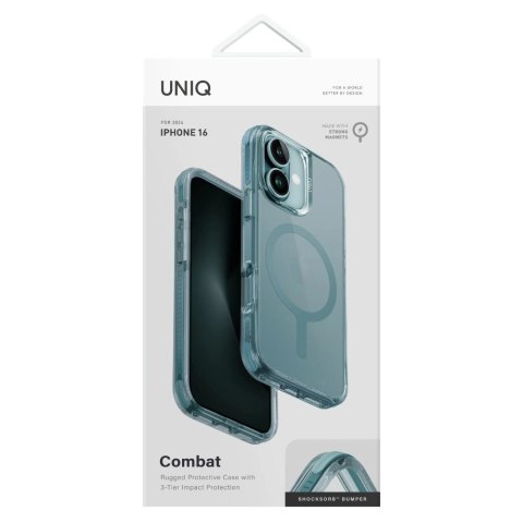 Etui UNIQ Combat MagSafe iPhone 16 6.1" - zielone