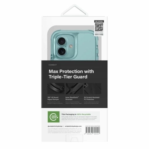 Etui UNIQ Combat MagSafe iPhone 16 6.1" - zielone