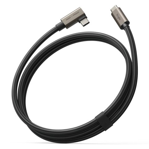 Kabel kątowy Ringke 3.2 gen. 2x2 USB-C, PD 3.1 240W 1m - czarny Kabel kątowy Ringke 3.2 gen. 2x2 USB-C, PD 3.1 240W 1m - czarny