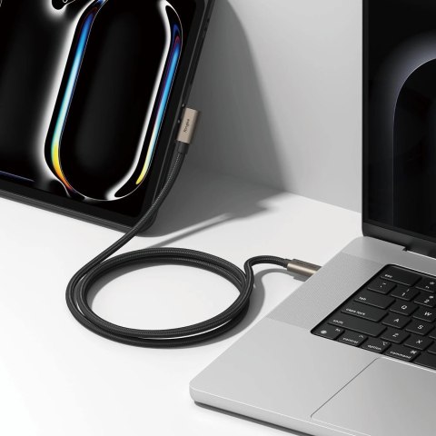 Kabel kątowy Ringke 3.2 gen. 2x2 USB-C, PD 3.1 240W 1m - czarny Kabel kątowy Ringke 3.2 gen. 2x2 USB-C, PD 3.1 240W 1m - czarny
