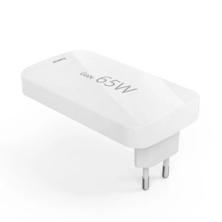 Ładowarka Hama GaN 65W 2x USB-C 1x USB-A składana - biała