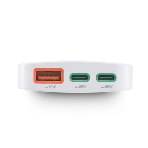 Ładowarka Hama GaN 65W 2x USB-C 1x USB-A składana - biała Ładowarka Hama GaN 65W 2x USB-C 1x USB-A składana - biała
