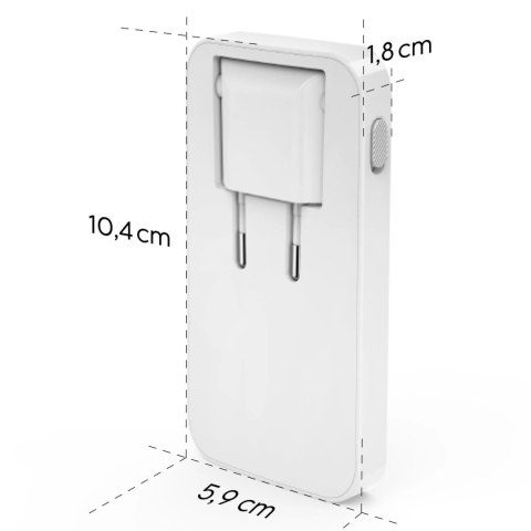 Ładowarka Hama GaN 65W 2x USB-C 1x USB-A składana - biała Ładowarka Hama GaN 65W 2x USB-C 1x USB-A składana - biała