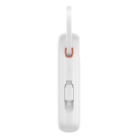 Powerbank Baseus QPow 2 20000mAh 30W z 2 wbudowanymi kablami USB-C - biały Powerbank Baseus QPow 2 20000mAh 30W z 2 wbudowanymi kablami USB-C - biały