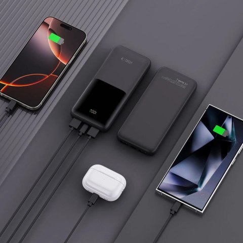 Powerbank Tech-Protect PB01 10000mAh 22.5W - czarny Powerbank Tech-Protect PB01 10000mAh 22.5W - czarny